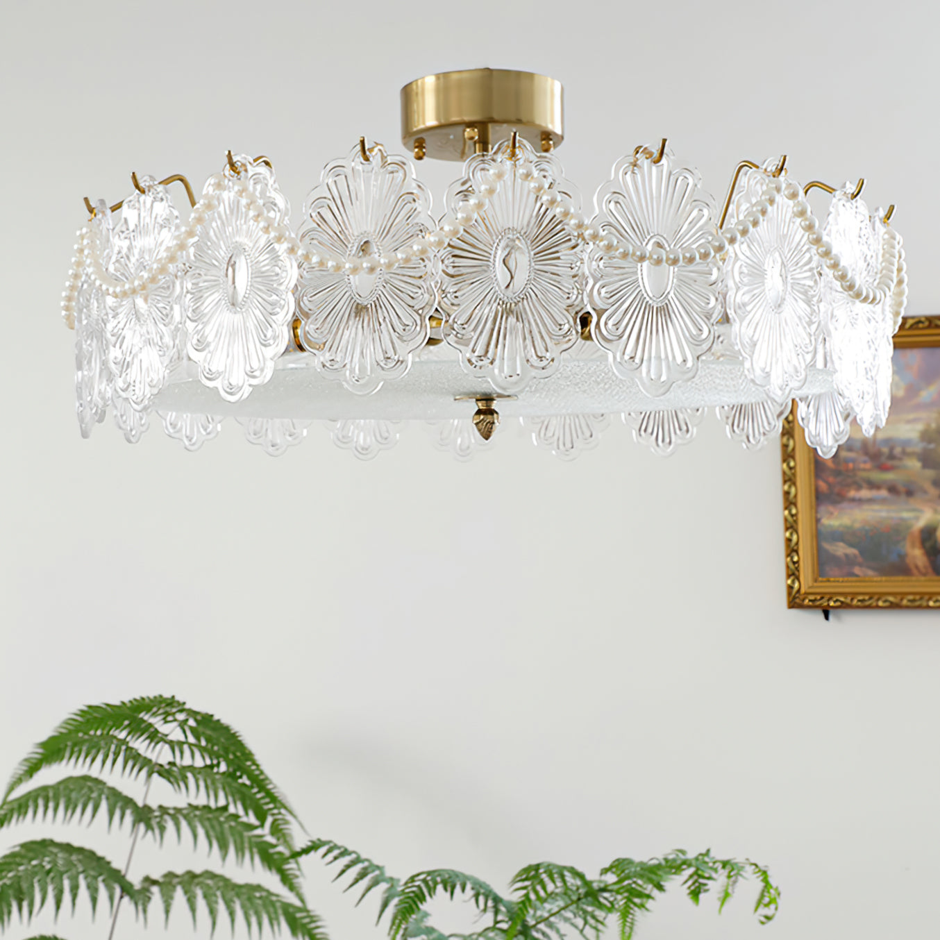 Lamina Glass Ceiling Lamp