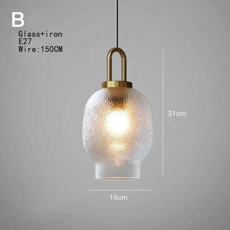 Lars - Minimalist Pendant Lamp with Frosted Glass