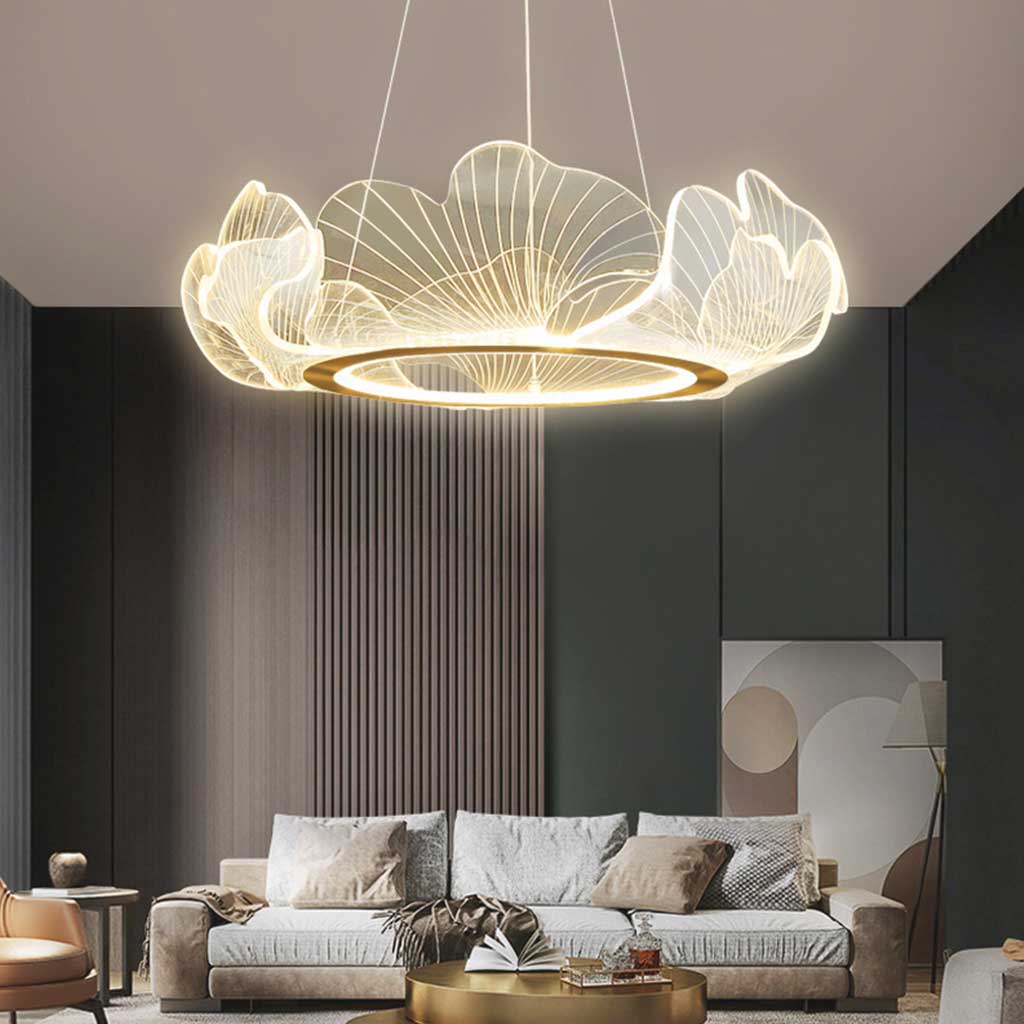 Chandelier Modern Luxury Elegant Acrylic, Butterfly/Leaf