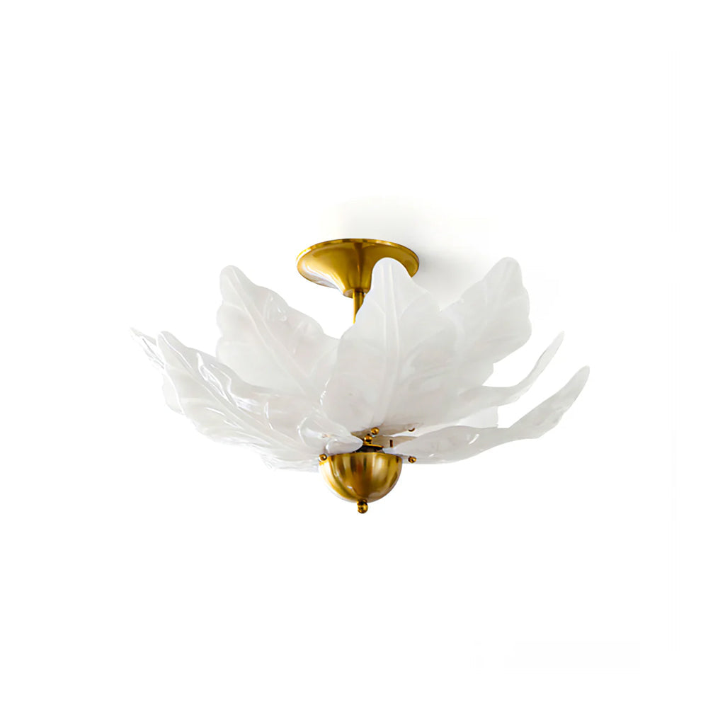 Leaf Glass Ceiling Lamp
