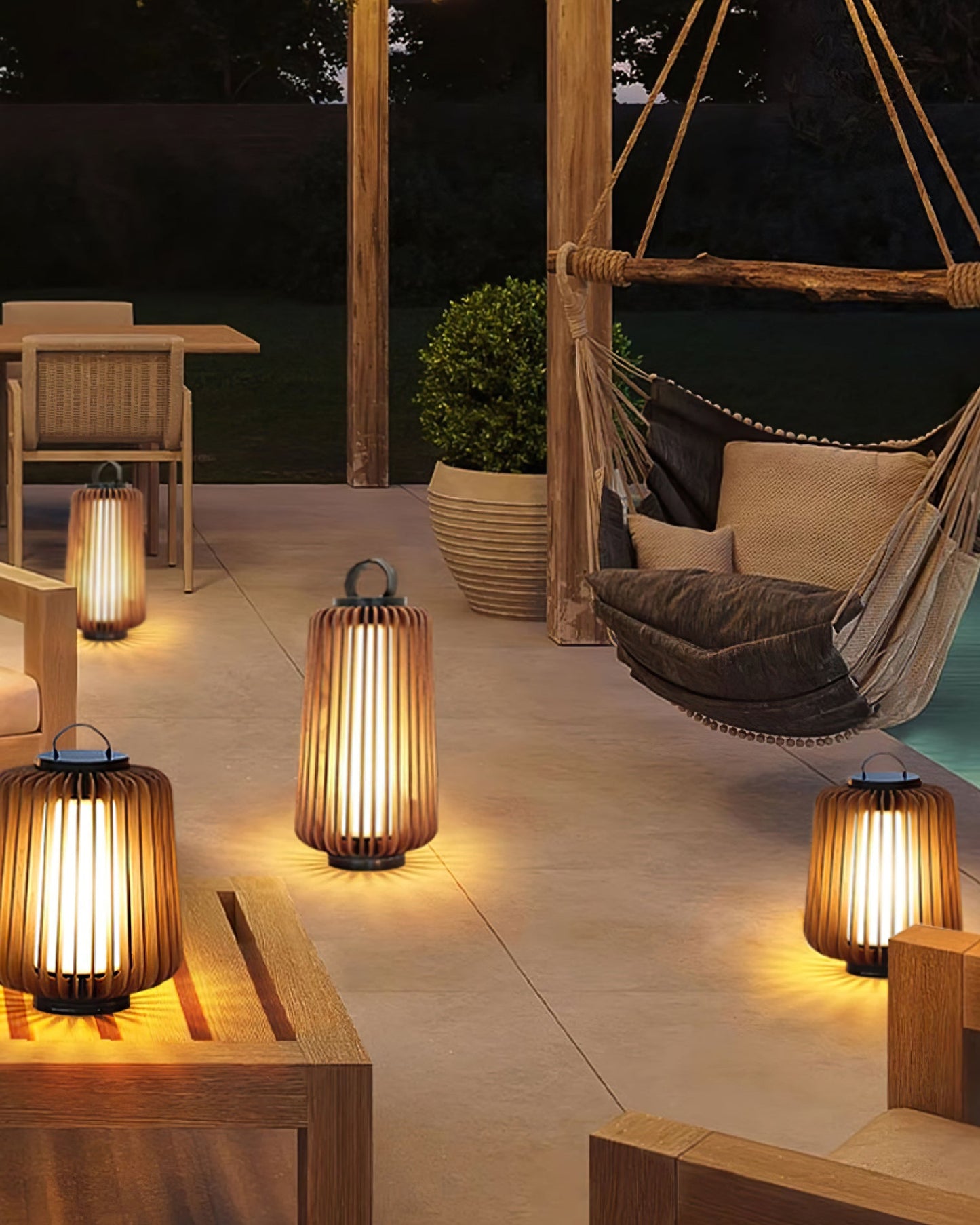 Legno Outdoor Table Lamp