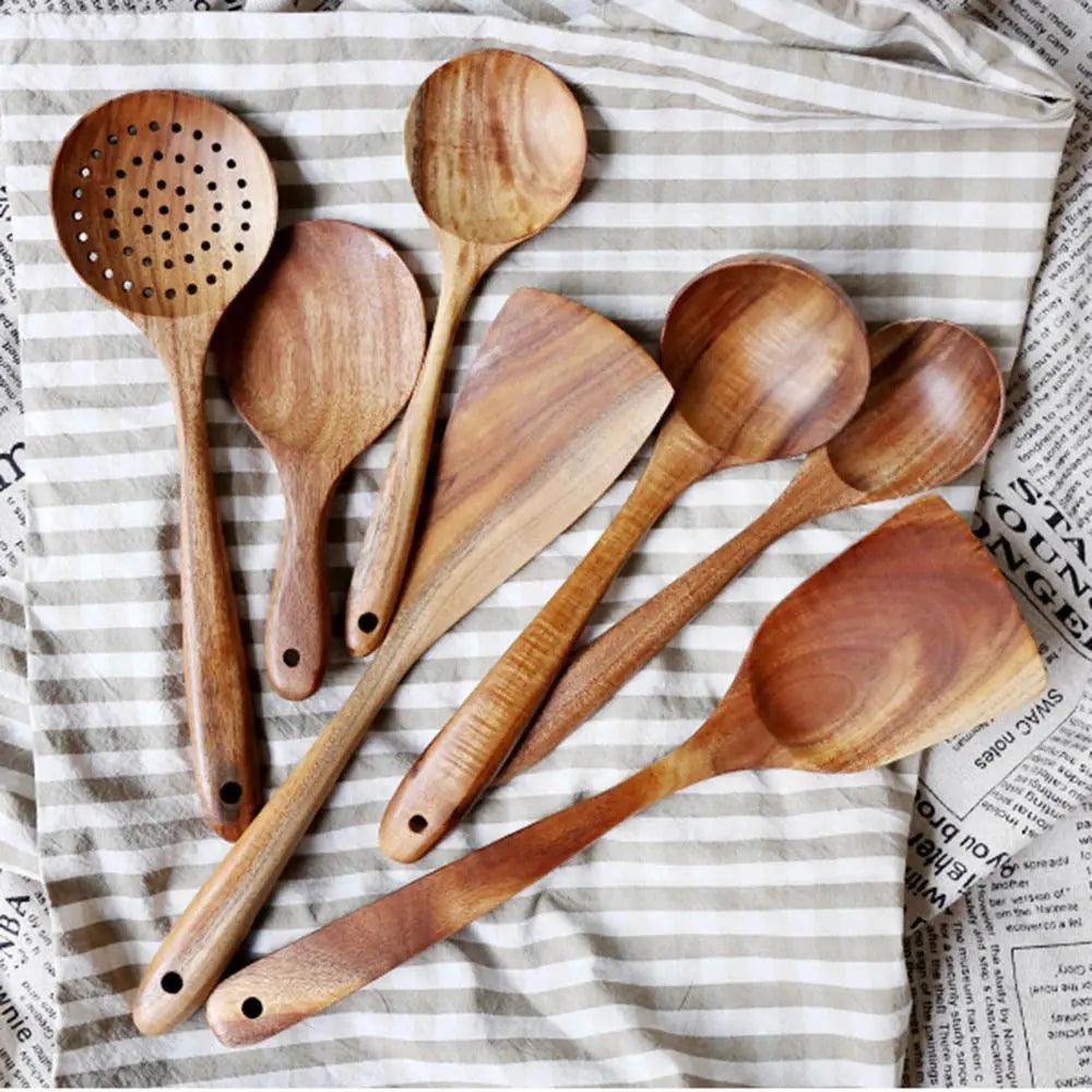 Lena - Bamboo Serving Set