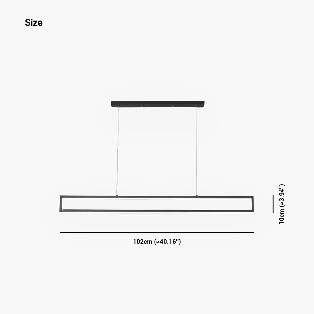 Pendant Light Modern Minimalist Rectangle