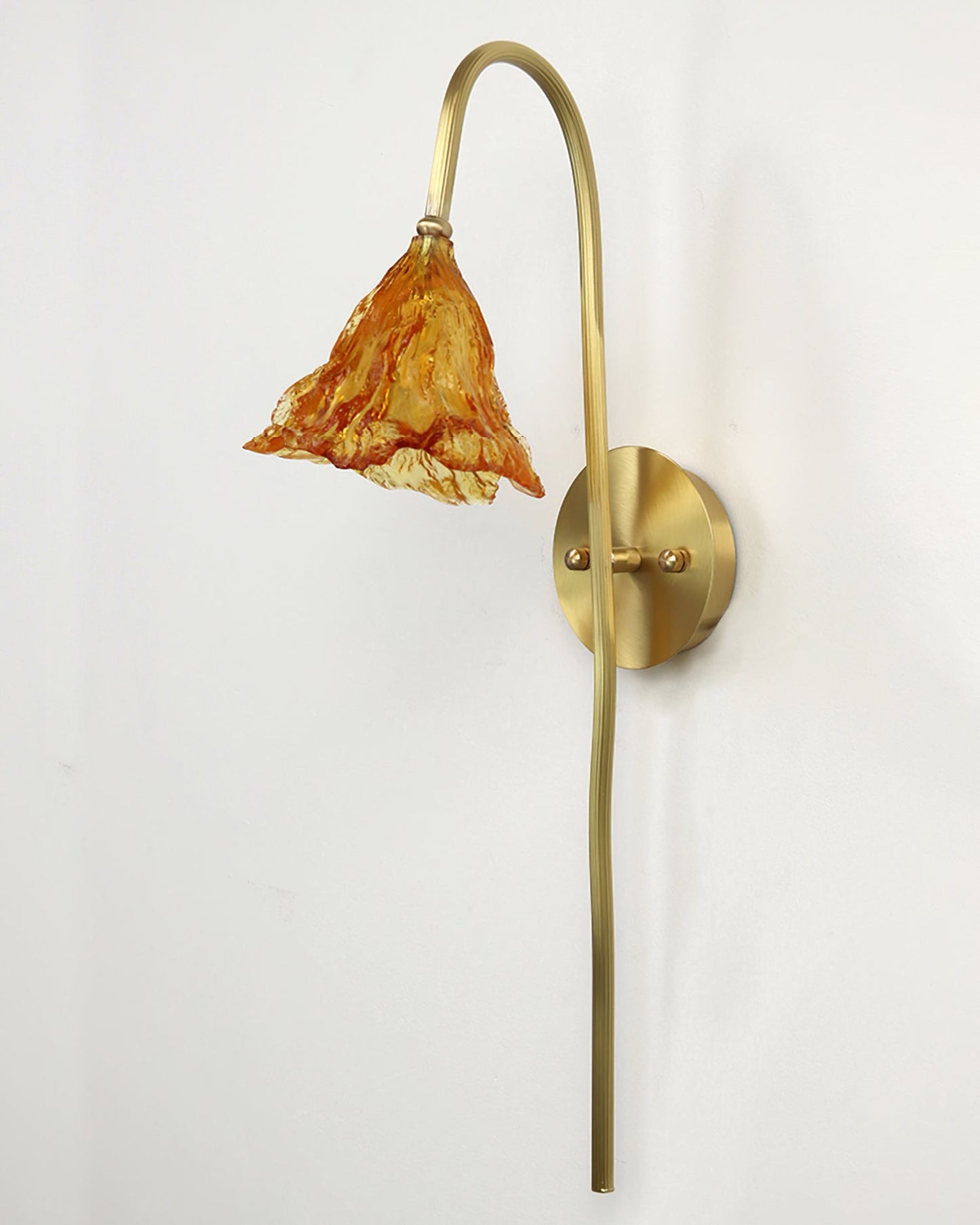Lotus Amber Wall Lamp