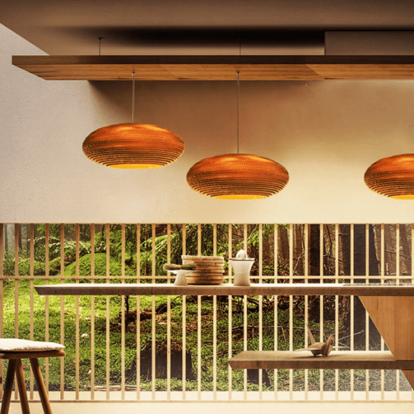 Luminaria Corrugated Board Pendant Light