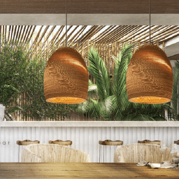 Luminaria Corrugated Board Pendant Light