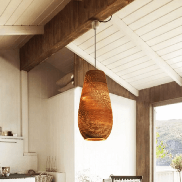 Luminaria Corrugated Board Pendant Light