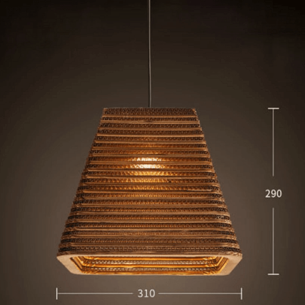 Luminaria Corrugated Board Pendant Light