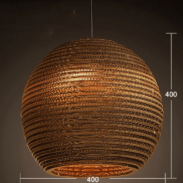 Luminaria Corrugated Board Pendant Light