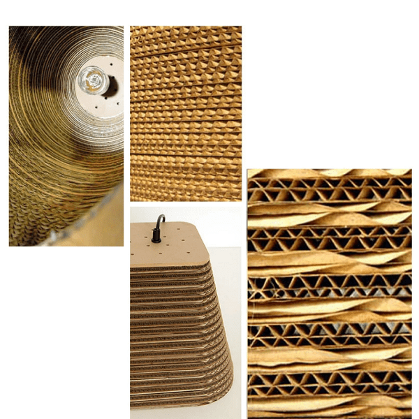 Luminaria Corrugated Board Pendant Light