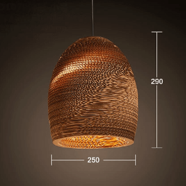 Luminaria Corrugated Board Pendant Light