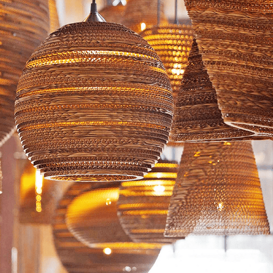 Luminaria Corrugated Board Pendant Light