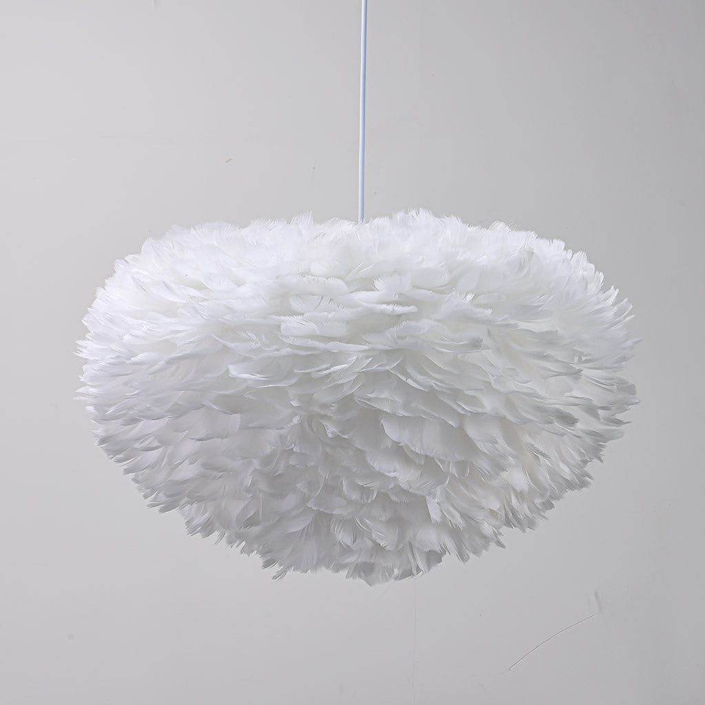 Pendant Light Chandelier Goose Feather