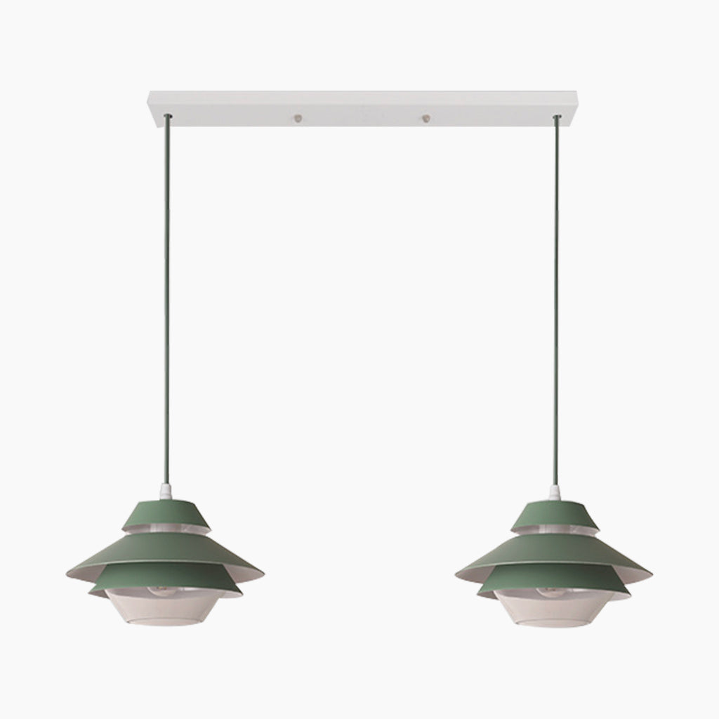 Small Pendant Light Modern Macaron UFO for Kitchen, Dining Room & Bar
