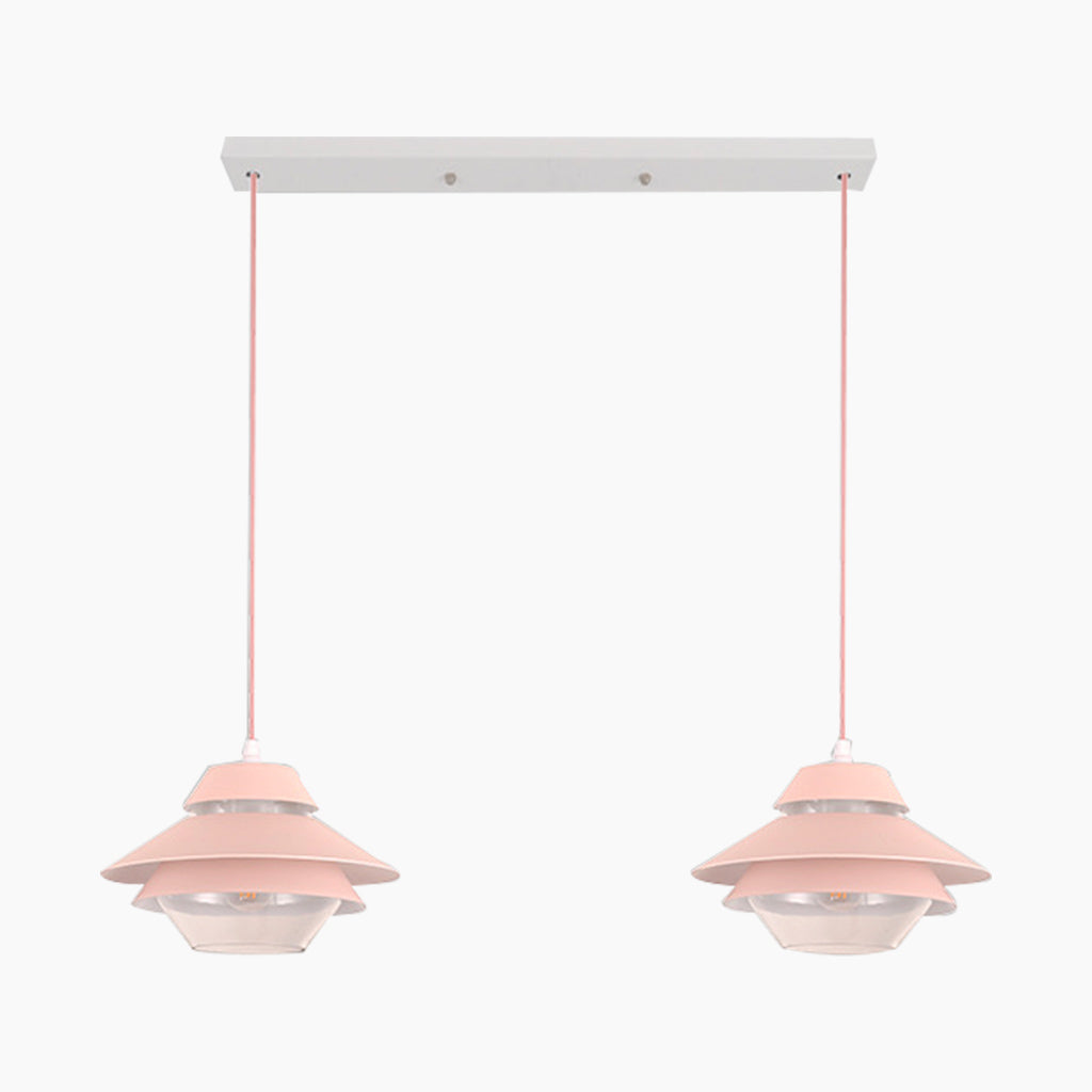 Small Pendant Light Modern Macaron UFO for Kitchen, Dining Room & Bar
