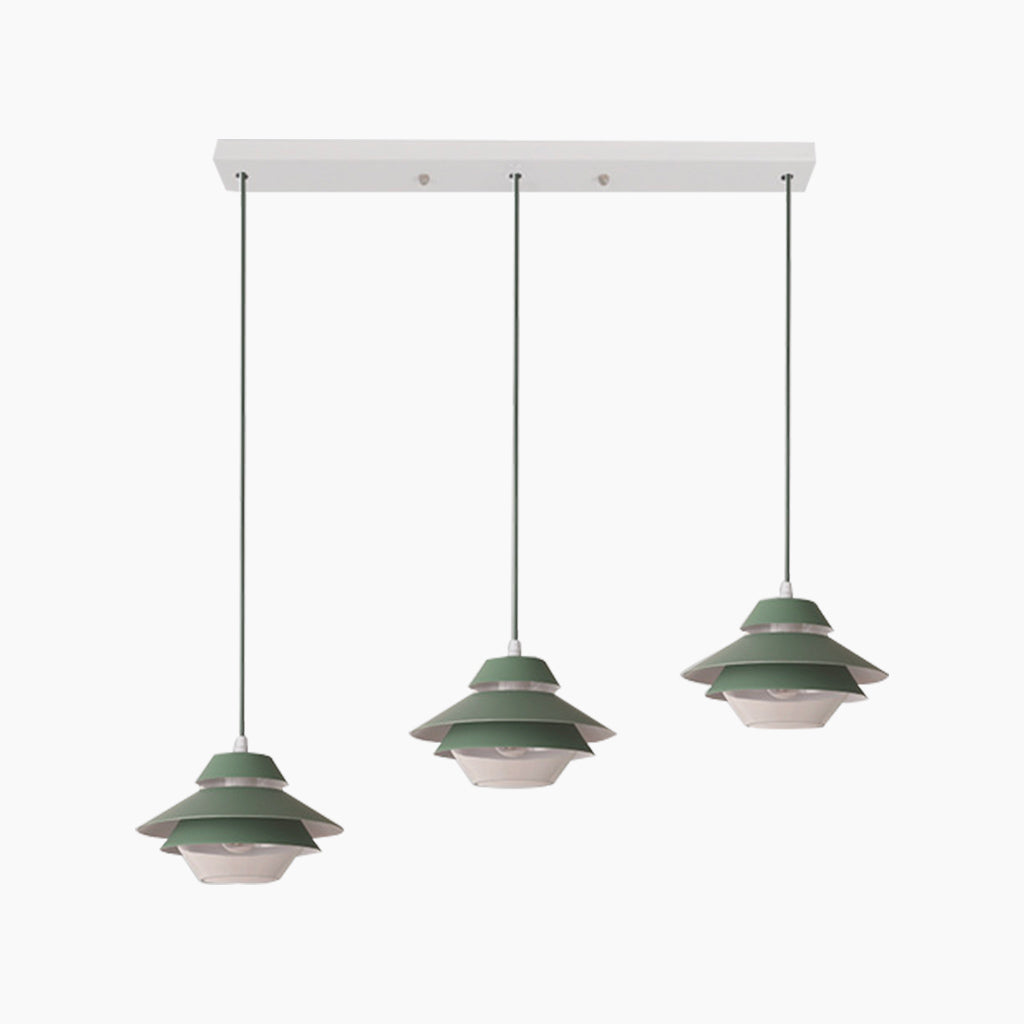 Small Pendant Light Modern Macaron UFO for Kitchen, Dining Room & Bar