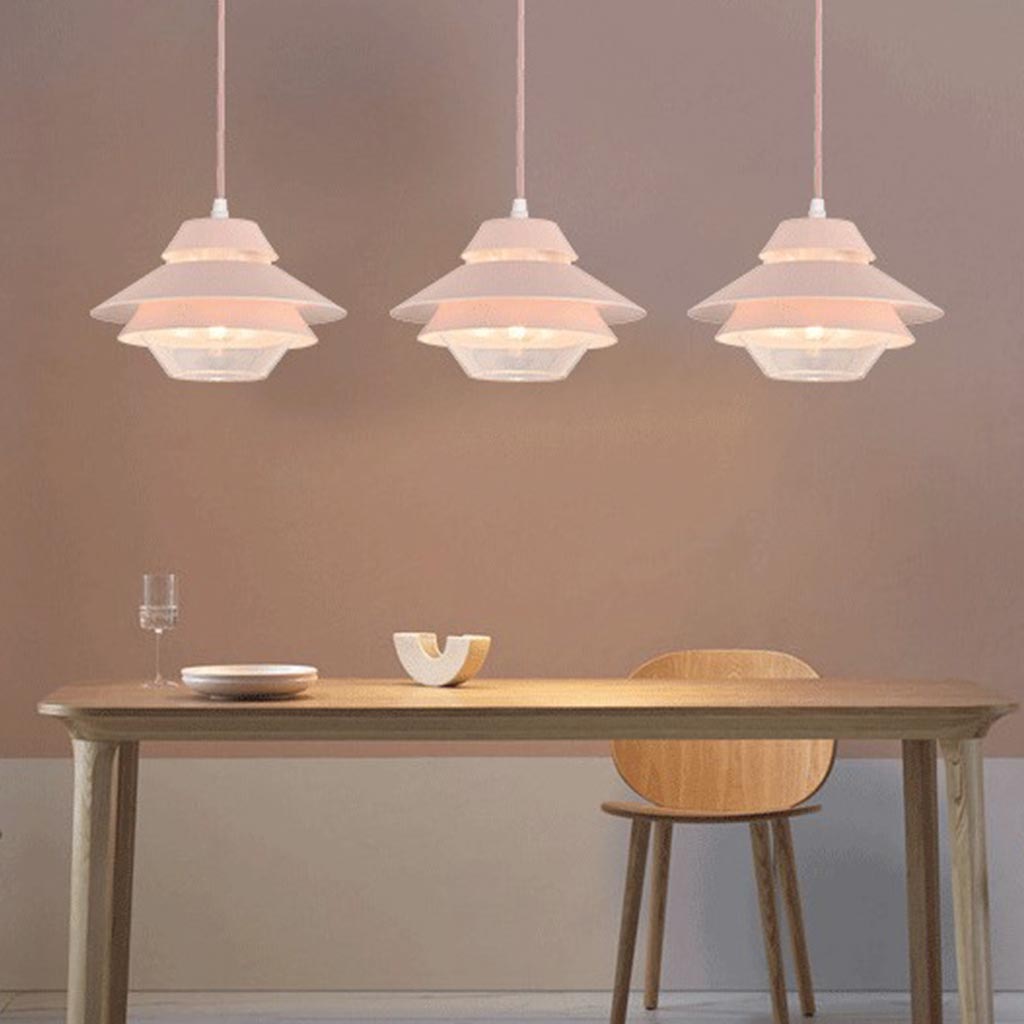 Small Pendant Light Modern Macaron UFO for Kitchen, Dining Room & Bar