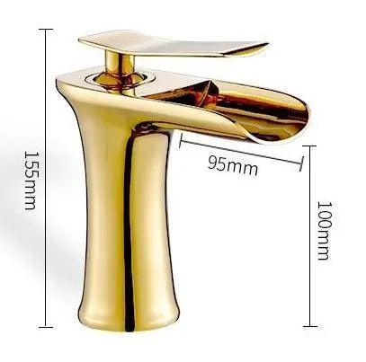 Mai Gold Bathroom Faucet Elegance