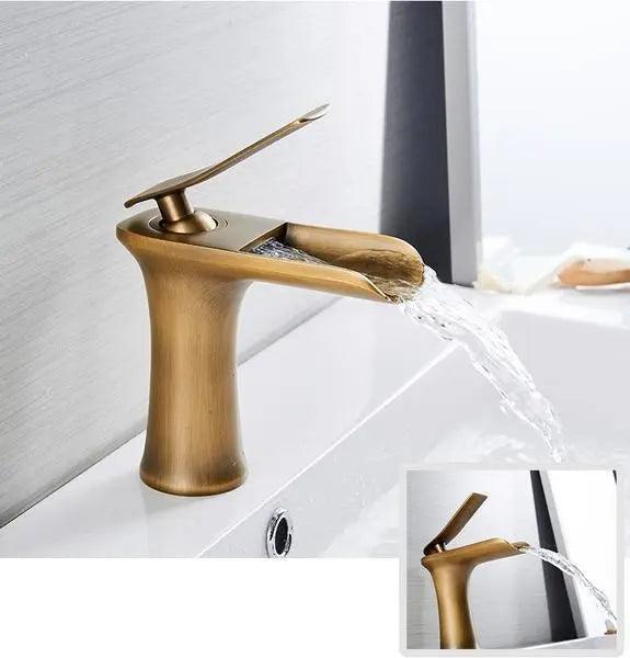 Mai Gold Bathroom Faucet Elegance