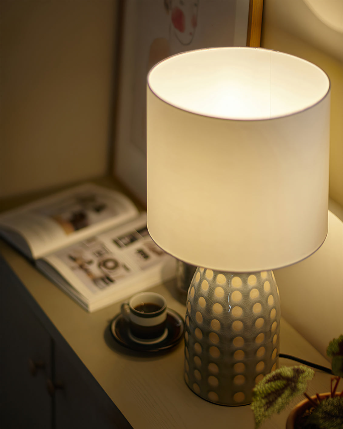 Malay Patterned Table Lamp