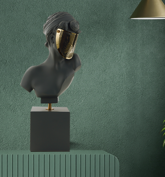 David In A Golden Veil - Grey