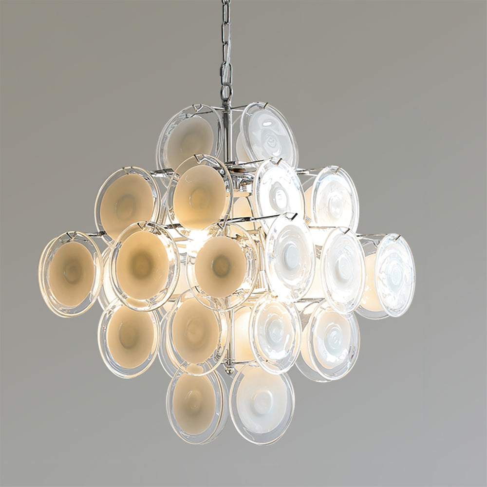 Medallion Glass Chandelier