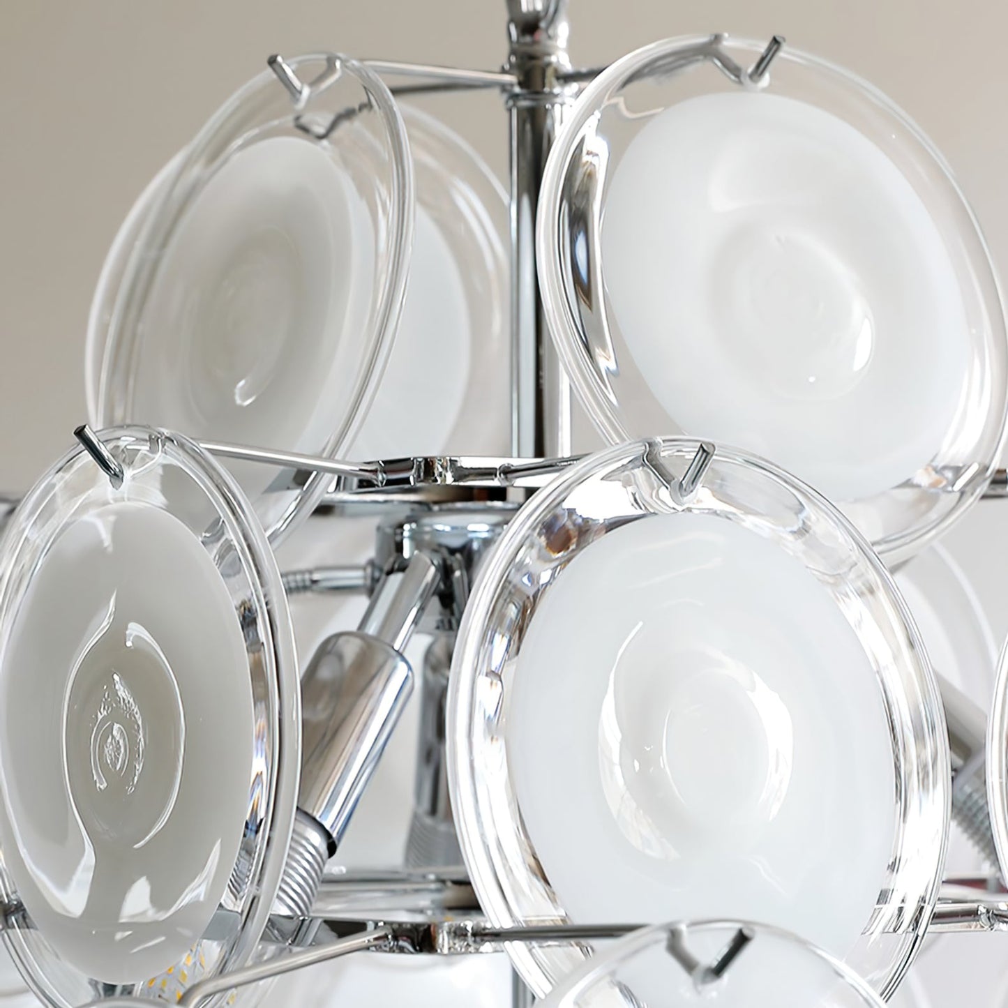 Medallion Glass Chandelier