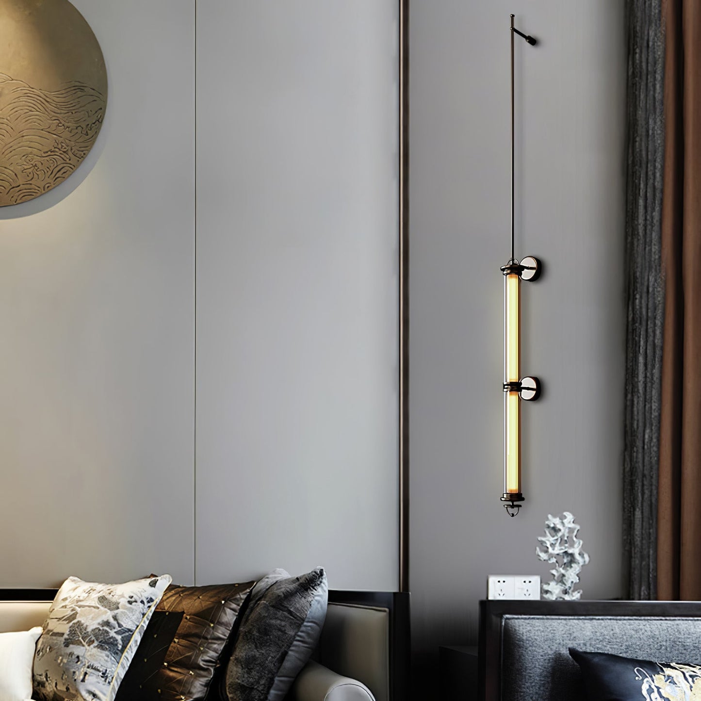 Meridian Modern Vertical Wall Sconce
