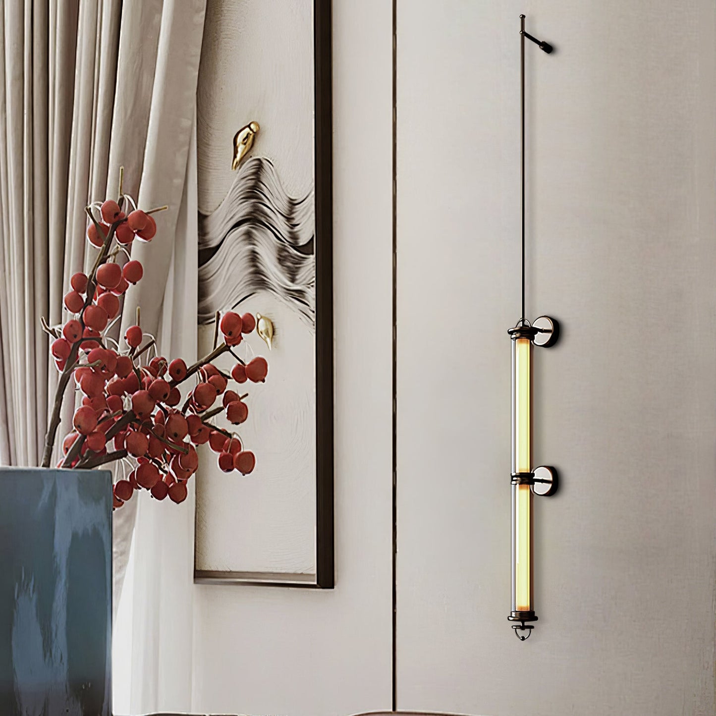 Meridian Modern Vertical Wall Sconce