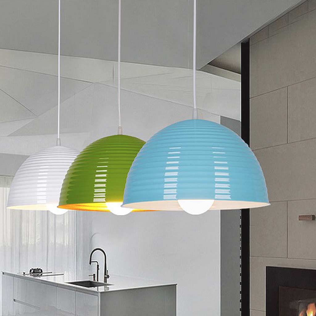 Pendant Light Metal Dome Fixture