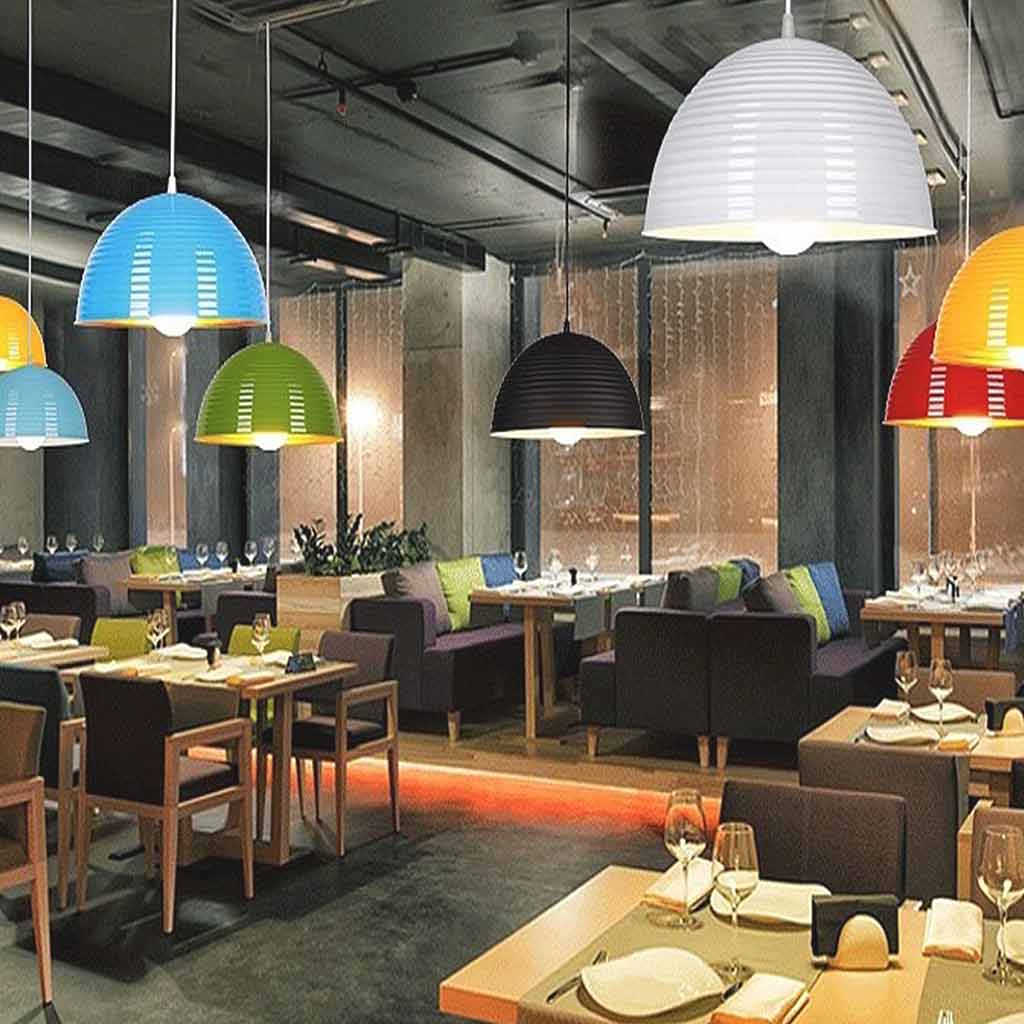 Pendant Light Metal Dome Fixture