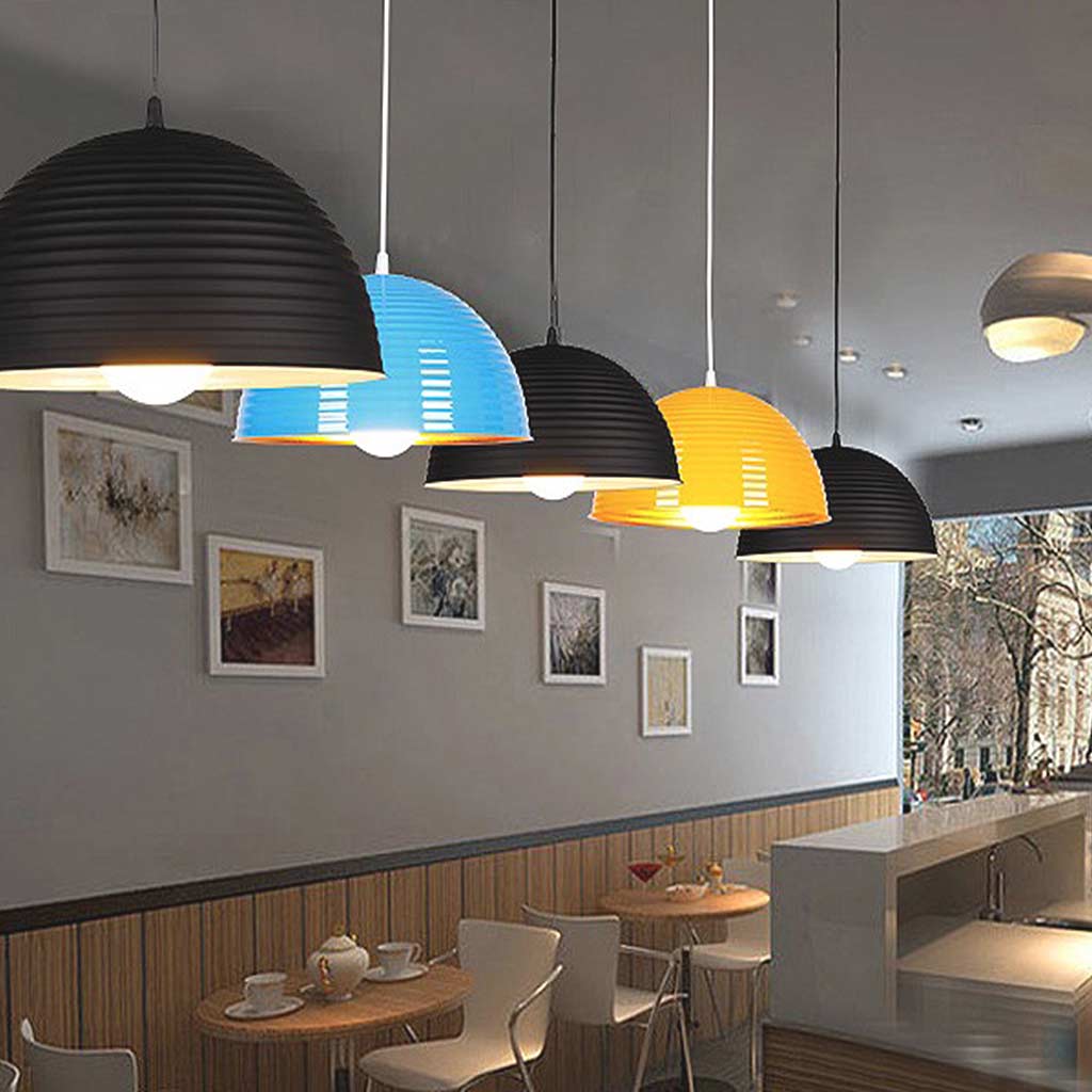 Pendant Light Metal Dome Fixture
