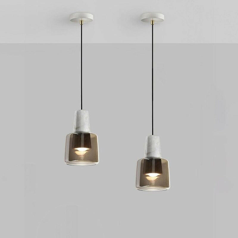 Mette Nordic Marble Glass Pendant Light