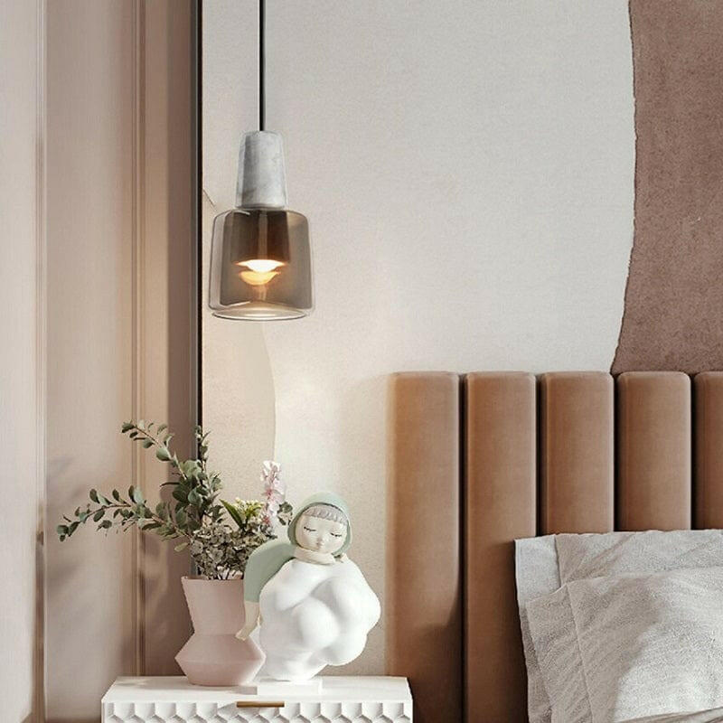Mette Nordic Marble Glass Pendant Light