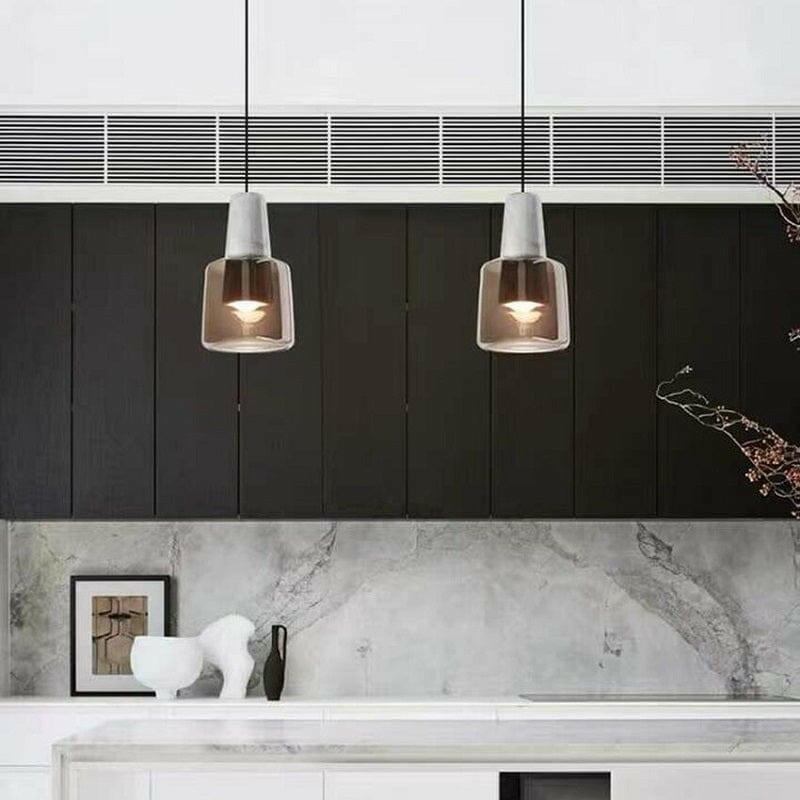 Mette Nordic Marble Glass Pendant Light