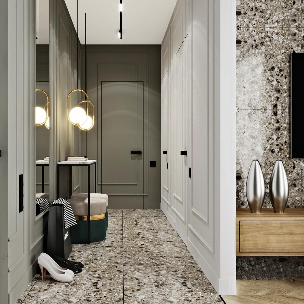 Mila Brass Pendant Swag Light