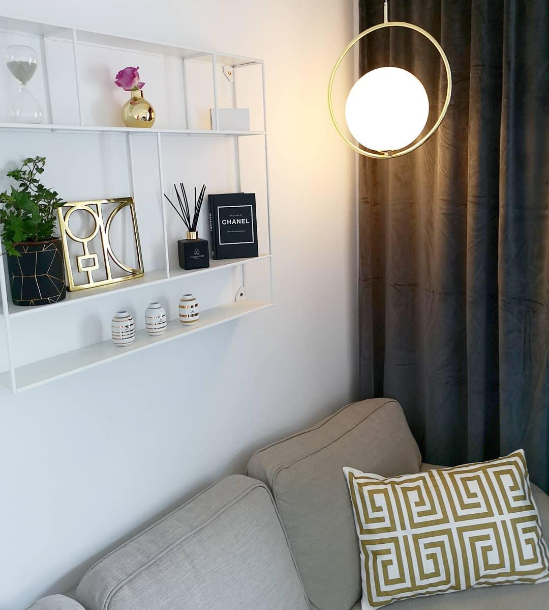 Mila Brass Pendant Swag Light