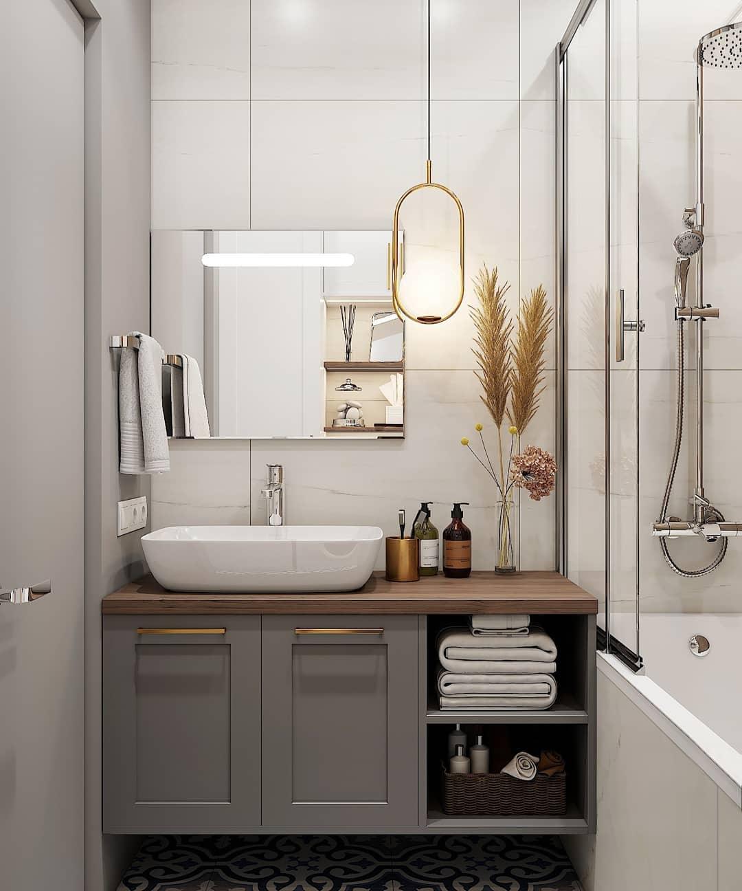 Mila Brass Pendant Swag Light