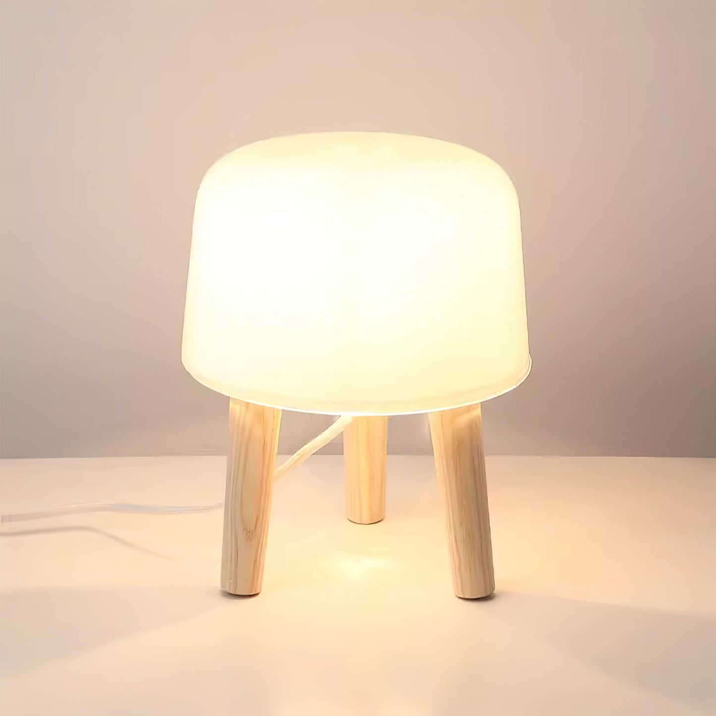 Milk Table Lamp Decor Accent