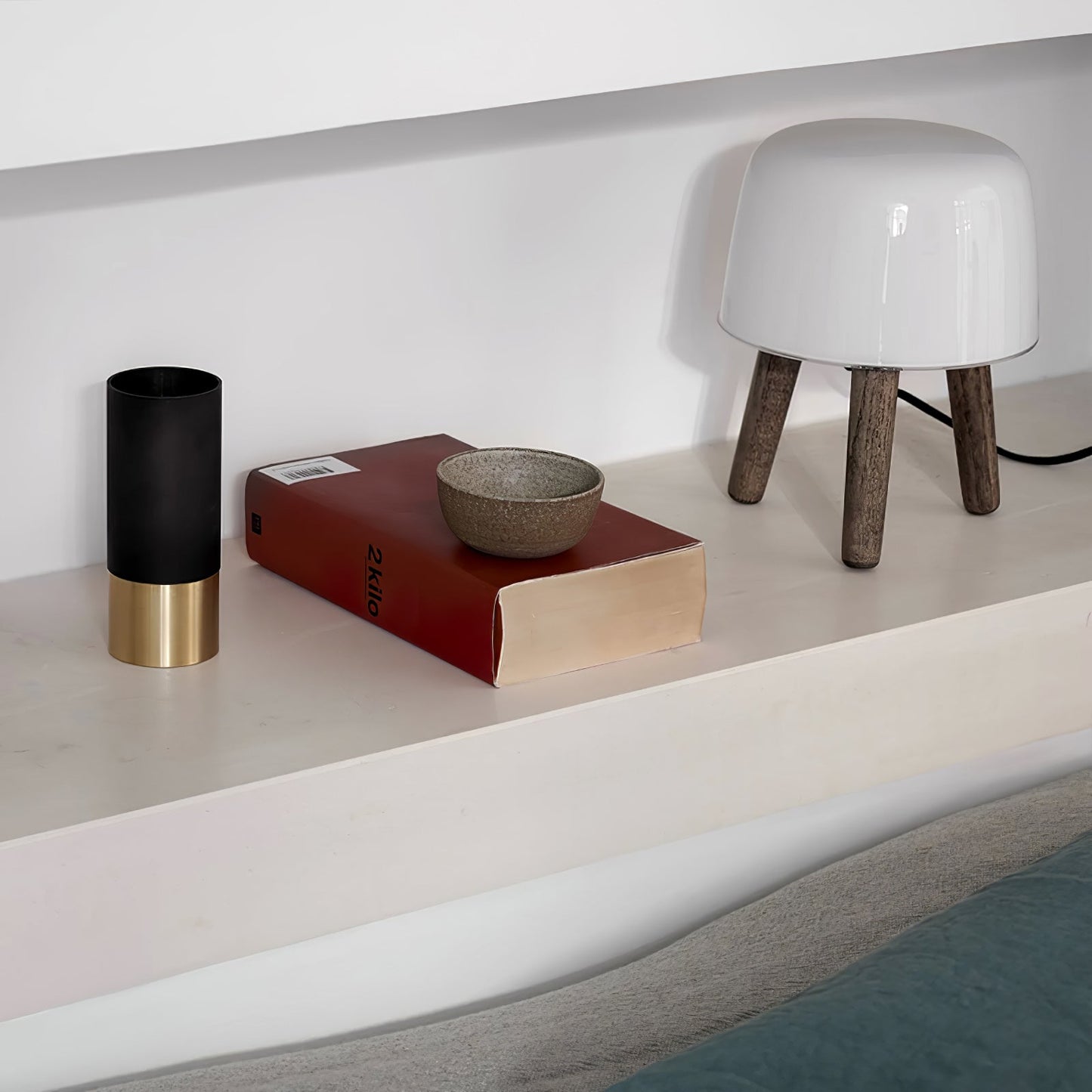 Milk Table Lamp Decor Accent