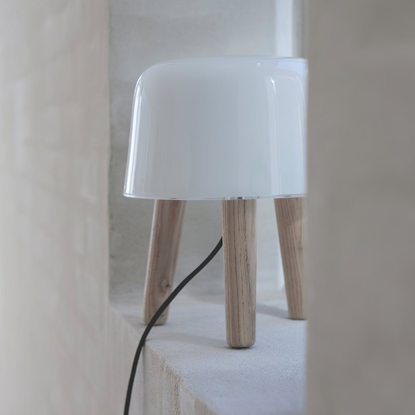Milk Table Lamp Decor Accent