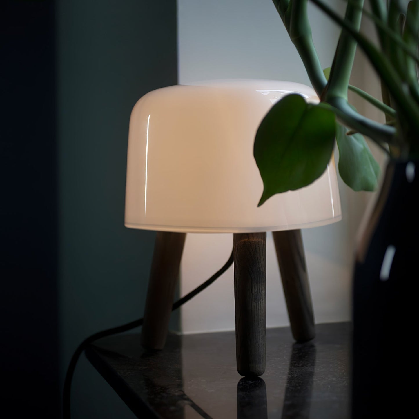 Milk Table Lamp Decor Accent
