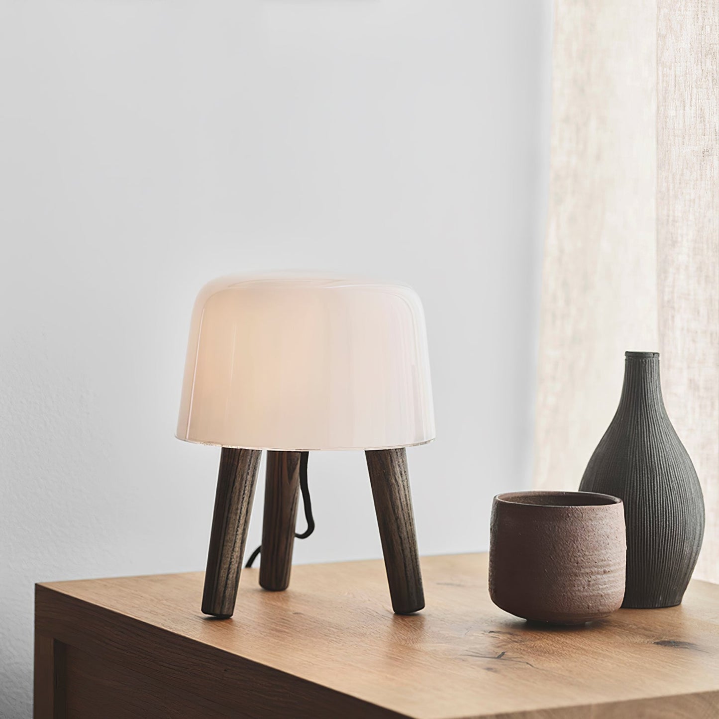 Milk Table Lamp Decor Accent