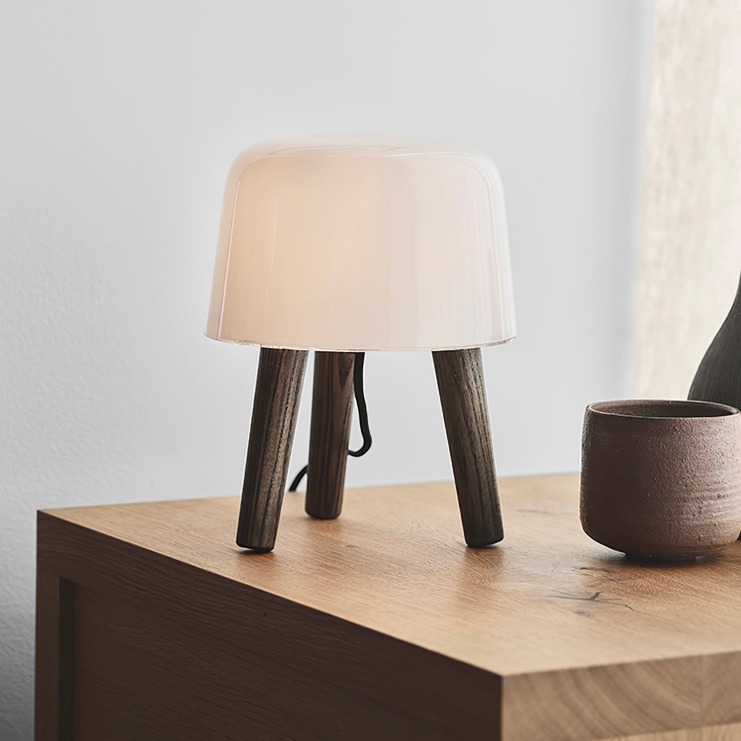 Milk Table Lamp Decor Accent
