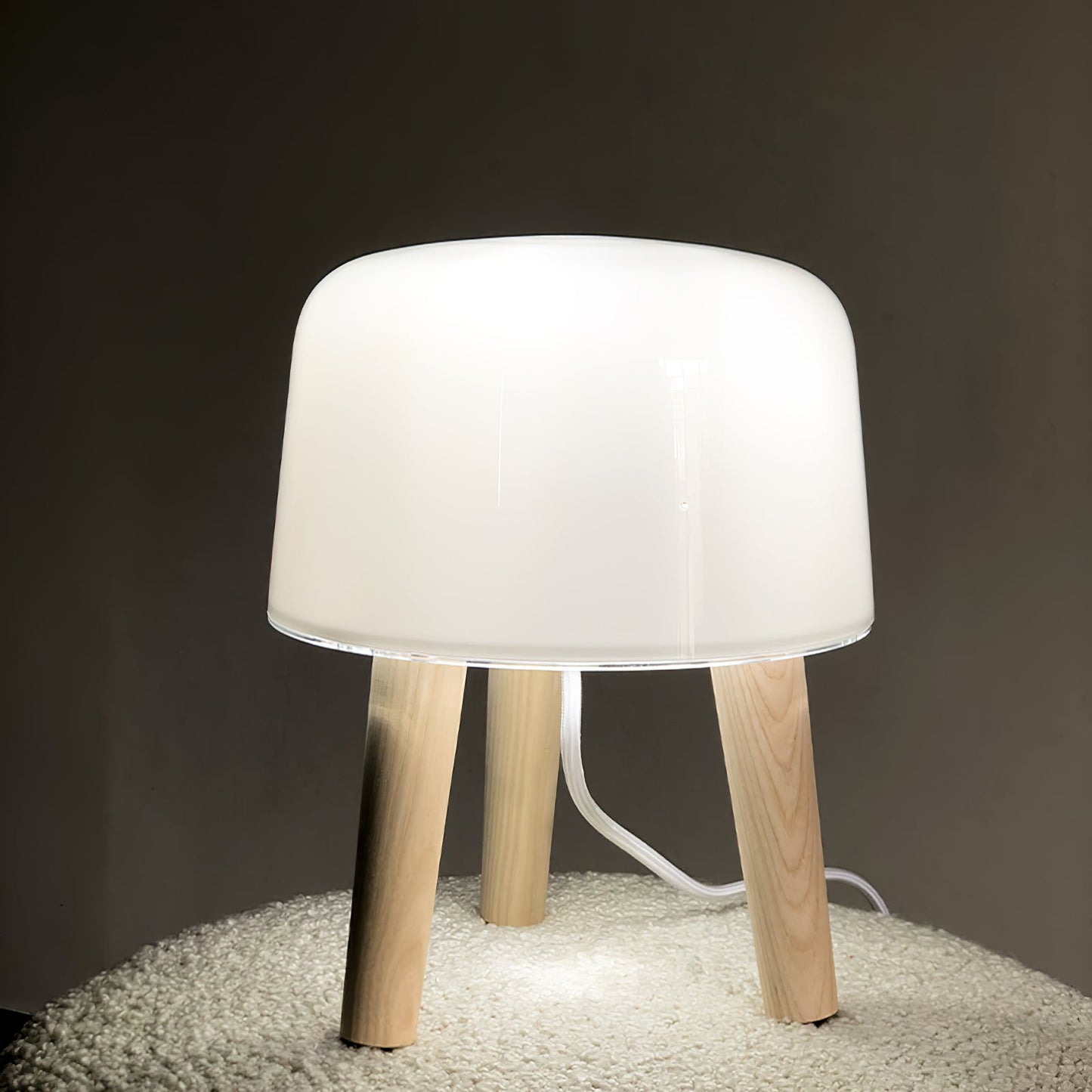 Milk Table Lamp Decor Accent
