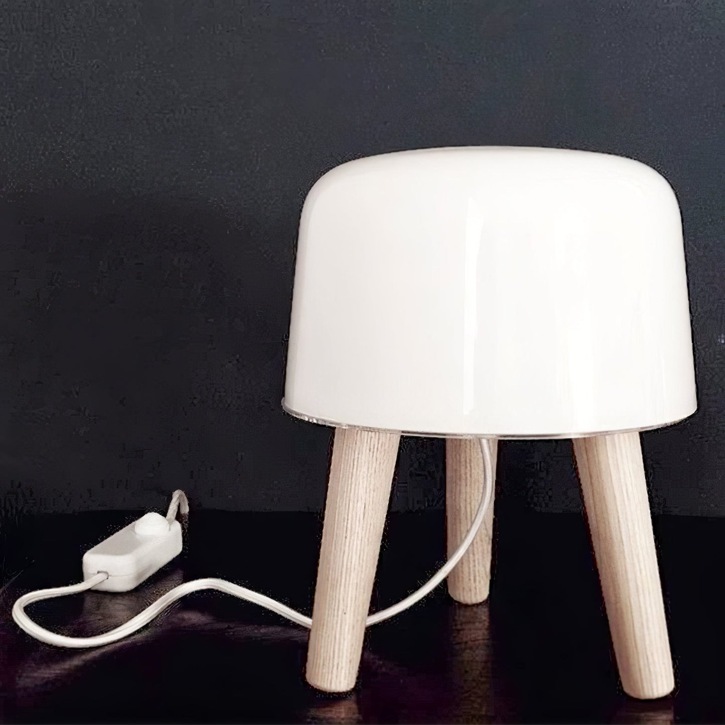 Milk Table Lamp Decor Accent