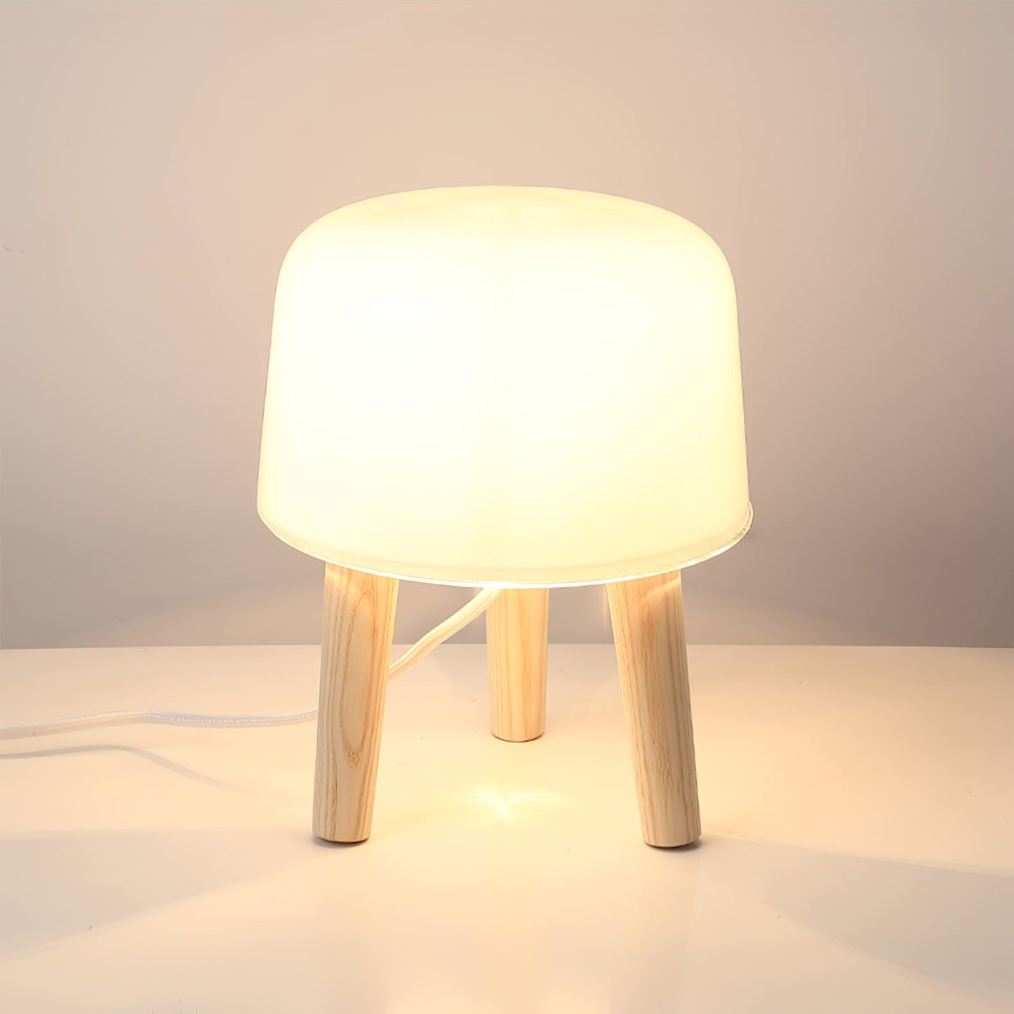 Milk Table Lamp Decor Accent