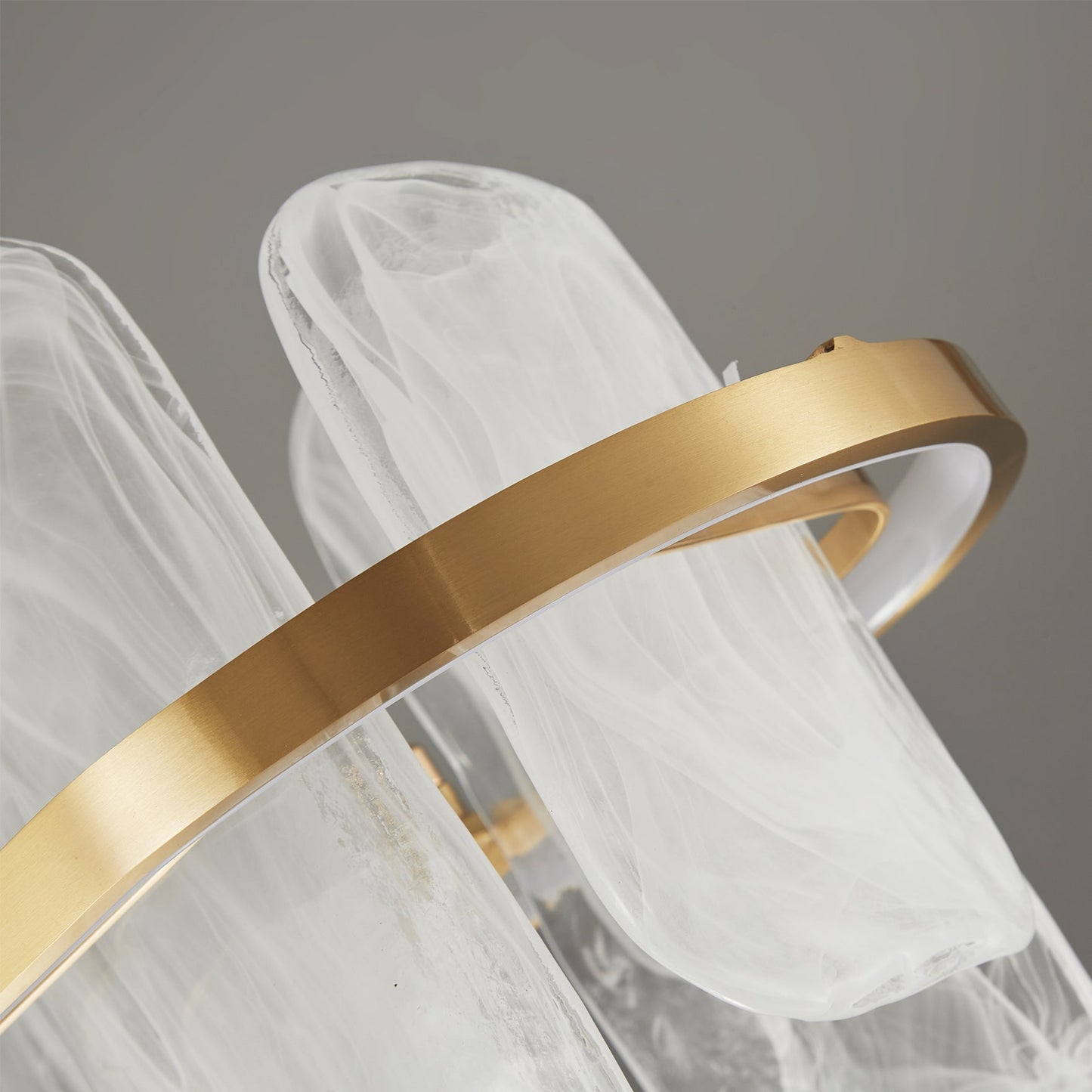 Mille Long Glass Chandelier