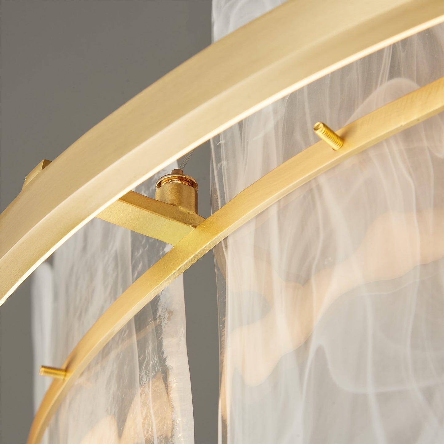 Mille Round Glass Chandelier