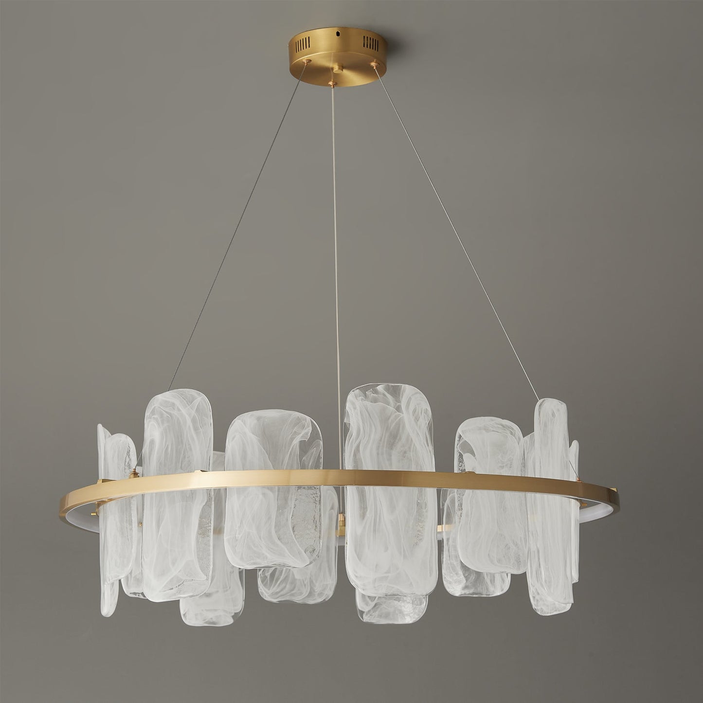 Mille Round Glass Chandelier